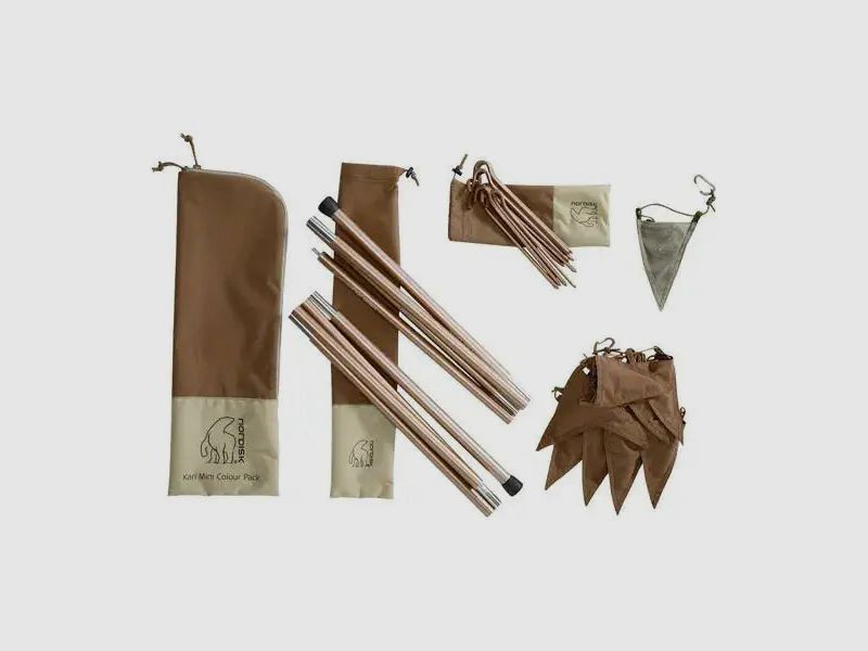 Nordisk Zubehör Tarp Kari Tech Mini Colour Packs chocolate