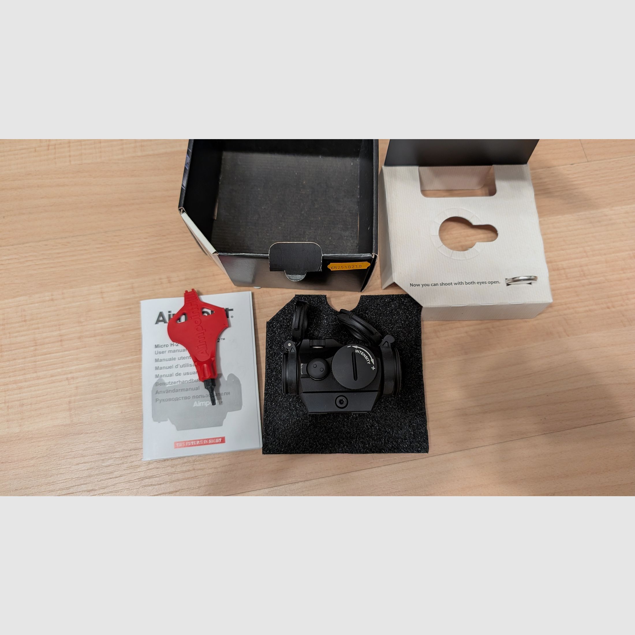 Aimpoint Micro H2 mit Picatinny Montage - Wie Neu