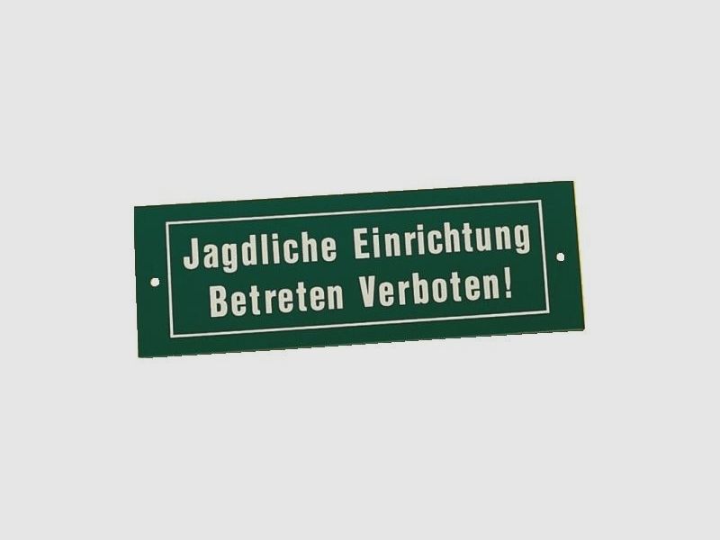Jagdschild, Jagdl.Einrichtung