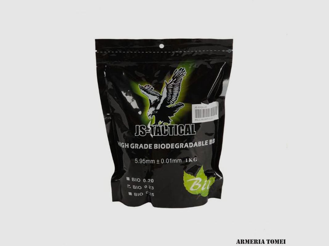 JS-TACTICAL – BIOLOGISCH AFBAARBARE BB's 0,25G WIT