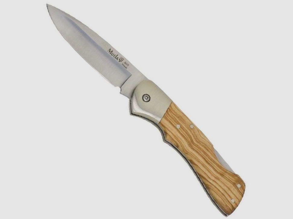 Muela Taschenme. Olivenholzgr.