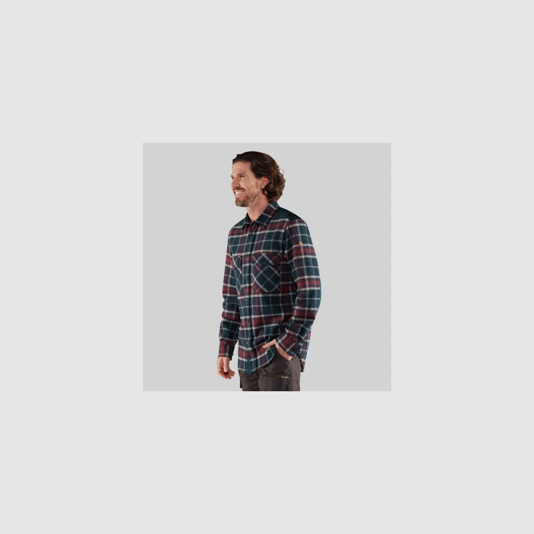 Fjällräven Herren Hemd ÖvikTwill Shirt Black-Fog