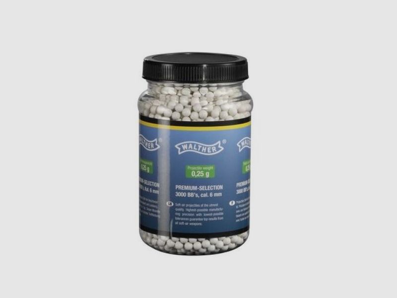 BB-kogeltjes 0,25 g, Walther 3000 stuks