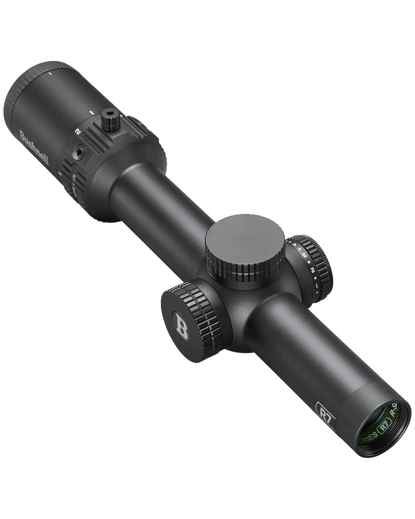 Bushnell R7 1-8x24 MRAD Richtkijker Duits #4 Verlichte Fiber Dot #BU-R7-1824M2