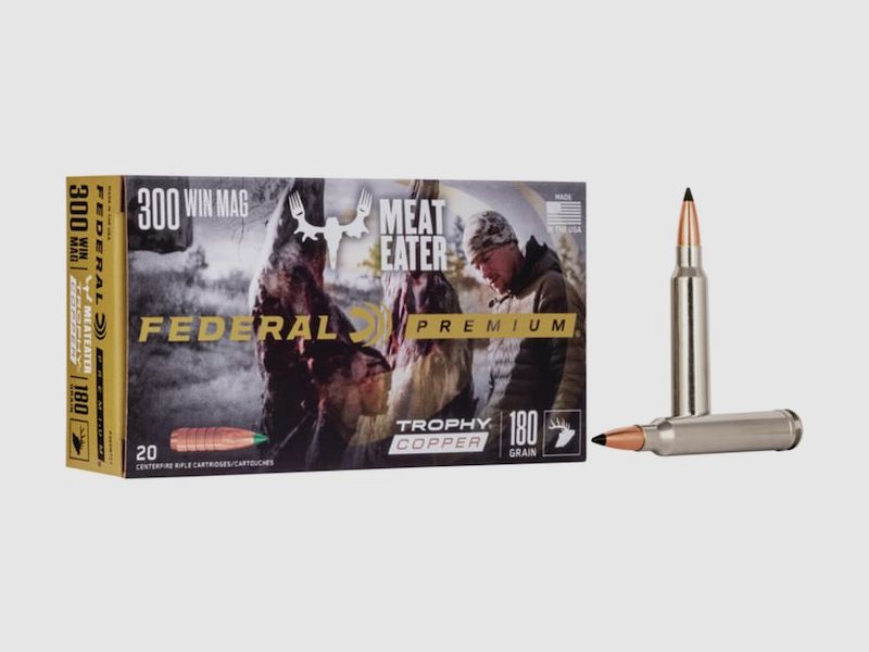 Federal Premium Trophy Copper .300 Win. Mag. 180GR 20 cartouches