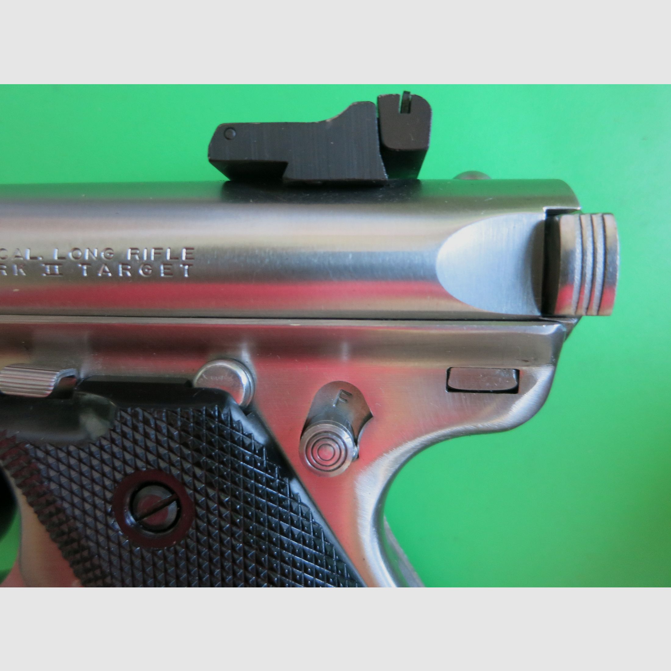 Sportpistool Ruger Mark II (MK 2) Target STS, .22 lfB, RVS (roestvrij staal)     #31