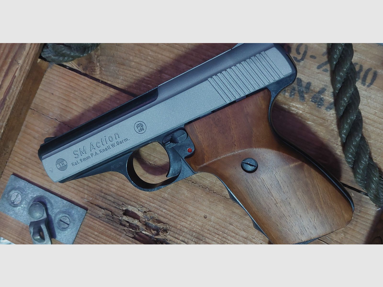 ⚠️ Unikat! Rhöner SM Action (PTB 496) RG8 RG9 aucune Röhm P99 p88 Zoraki HW94 glock Walther