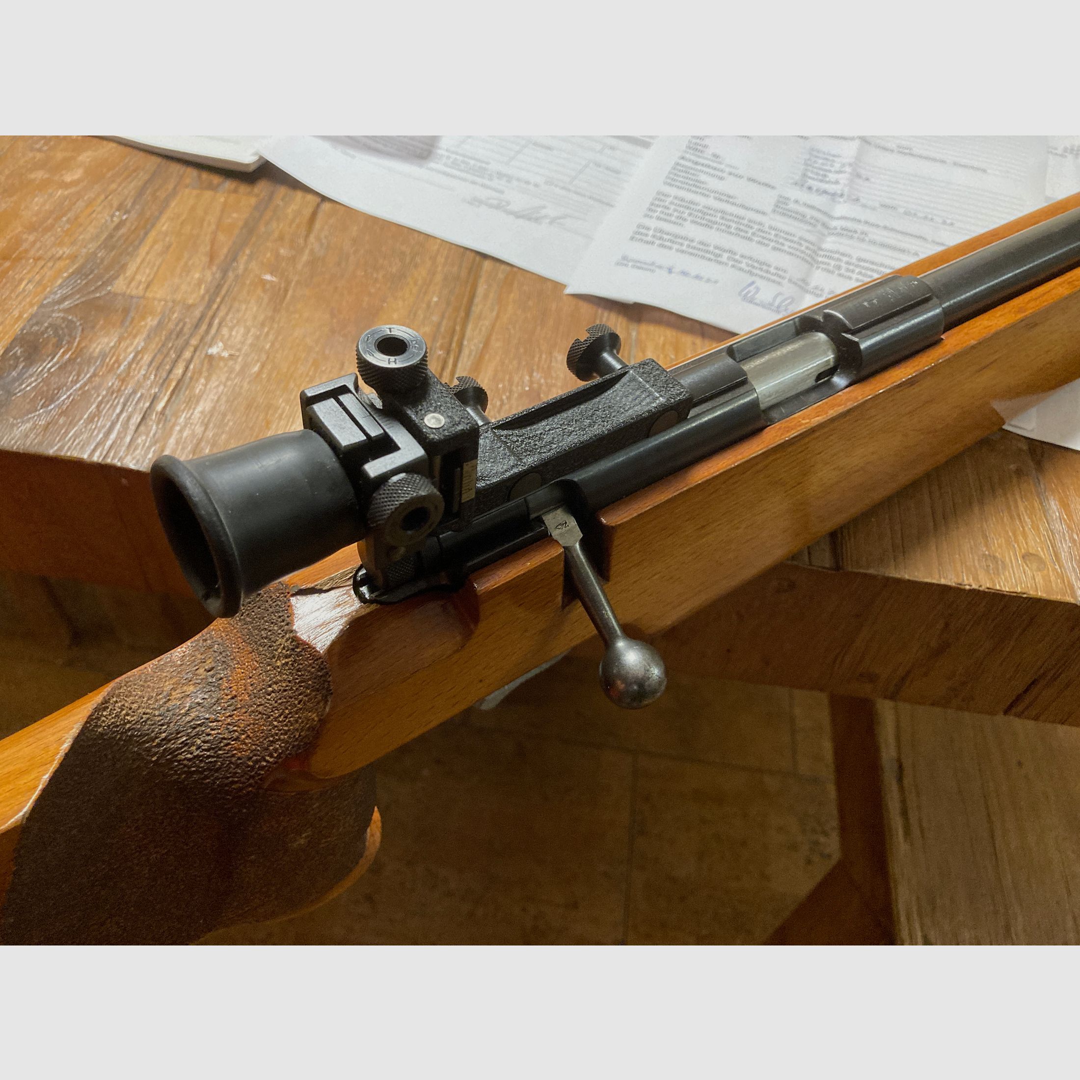 Suhler Modell 150 Standard, Haenel KK Diopter