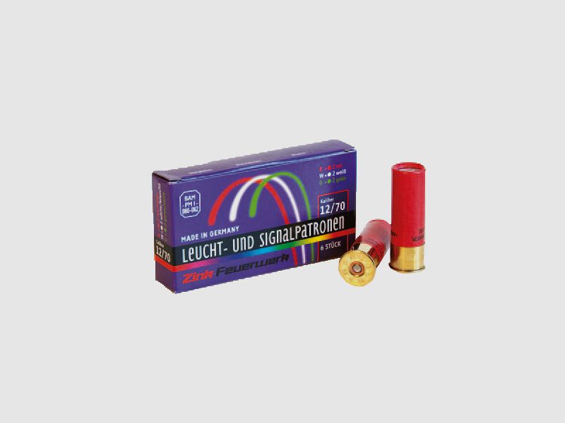 Signalmunition für Flinten Kal. 12