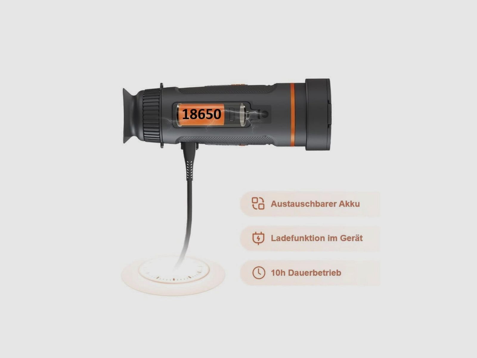 ThermTec WILD 335 35mm obiektyw 18 mk 384x288 kamera termowizyjna, zdjęcie 6 z 8