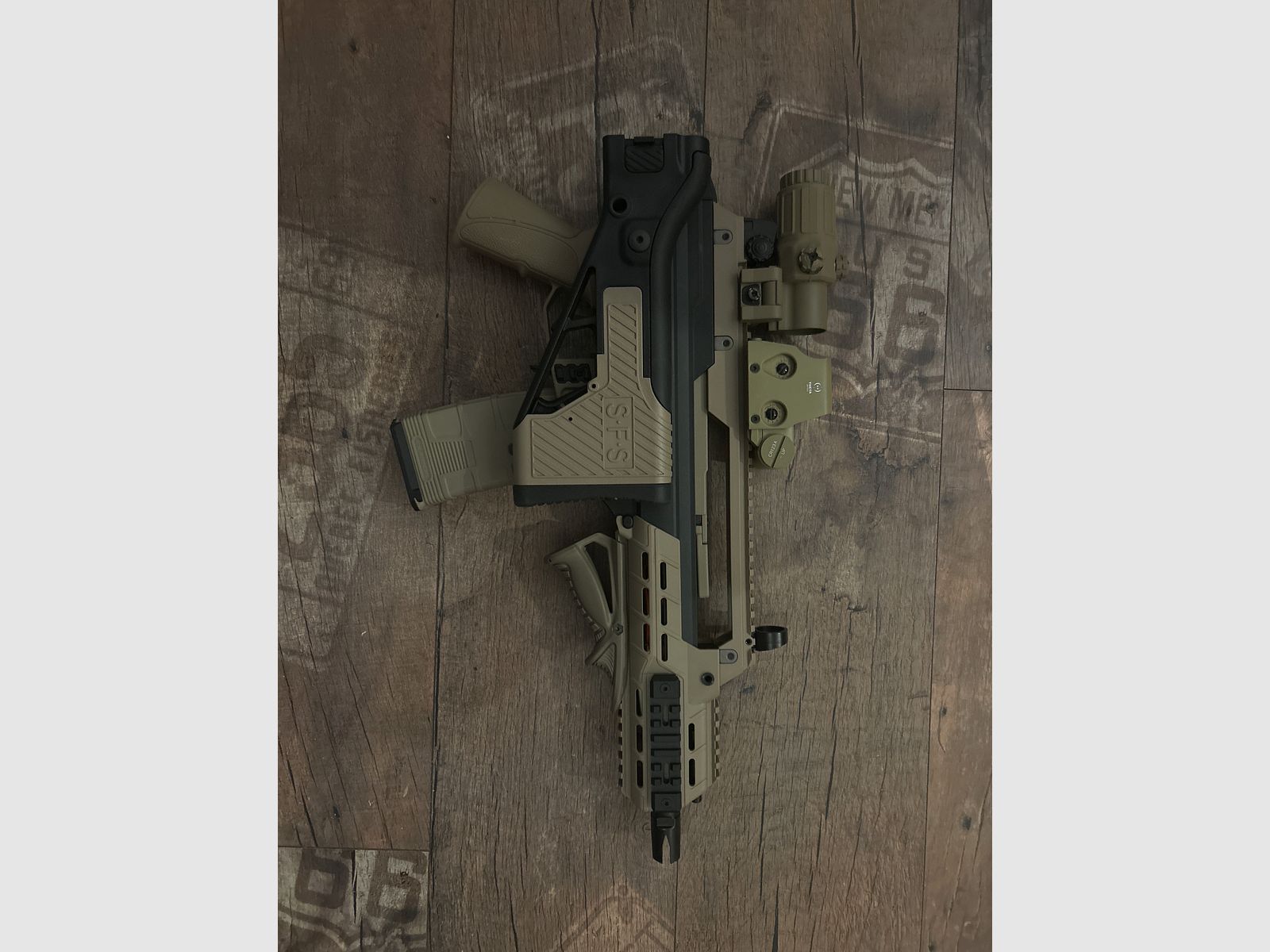 ICS G33 AAR SFS Compact Assault Rifle S-AEG 6mm BB Bicolor