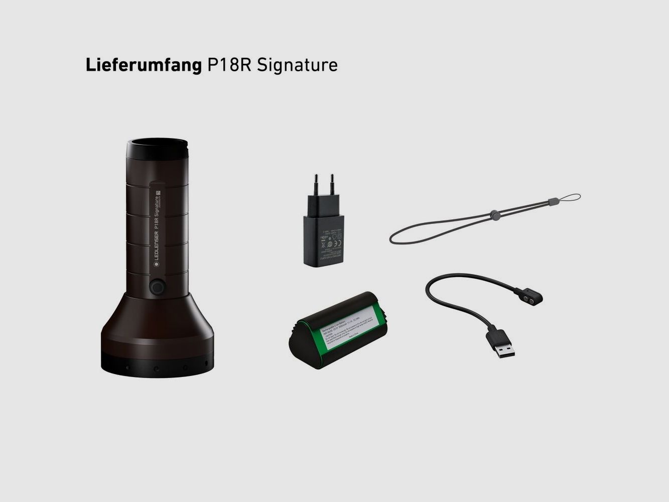 Ledlenser Taschenlampe P18R signature