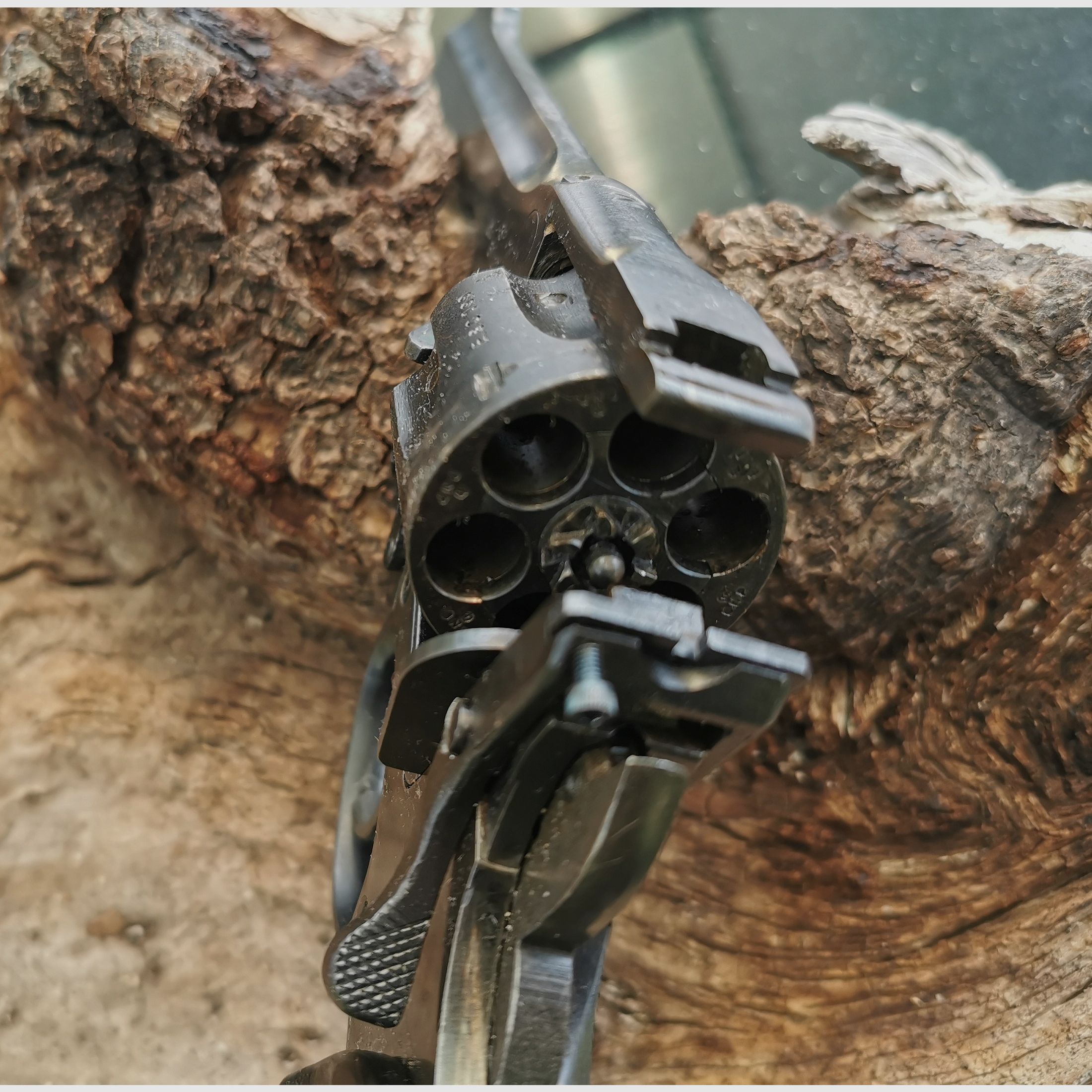 Enfield No.2 MK I WKII 9mm R Knall frei ab 18 Jahre Originale Ganzstahl Revolver Umgebaut mit PtB