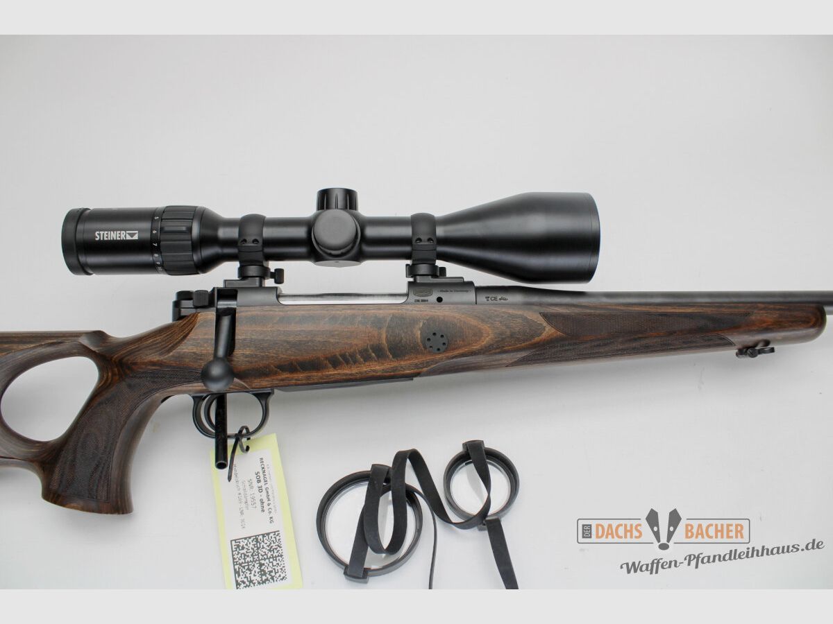 Fucile a ripetizione Mauser M12 MAX Cal. 8x57 JS con Steiner 3-12x56 e silenziatore
