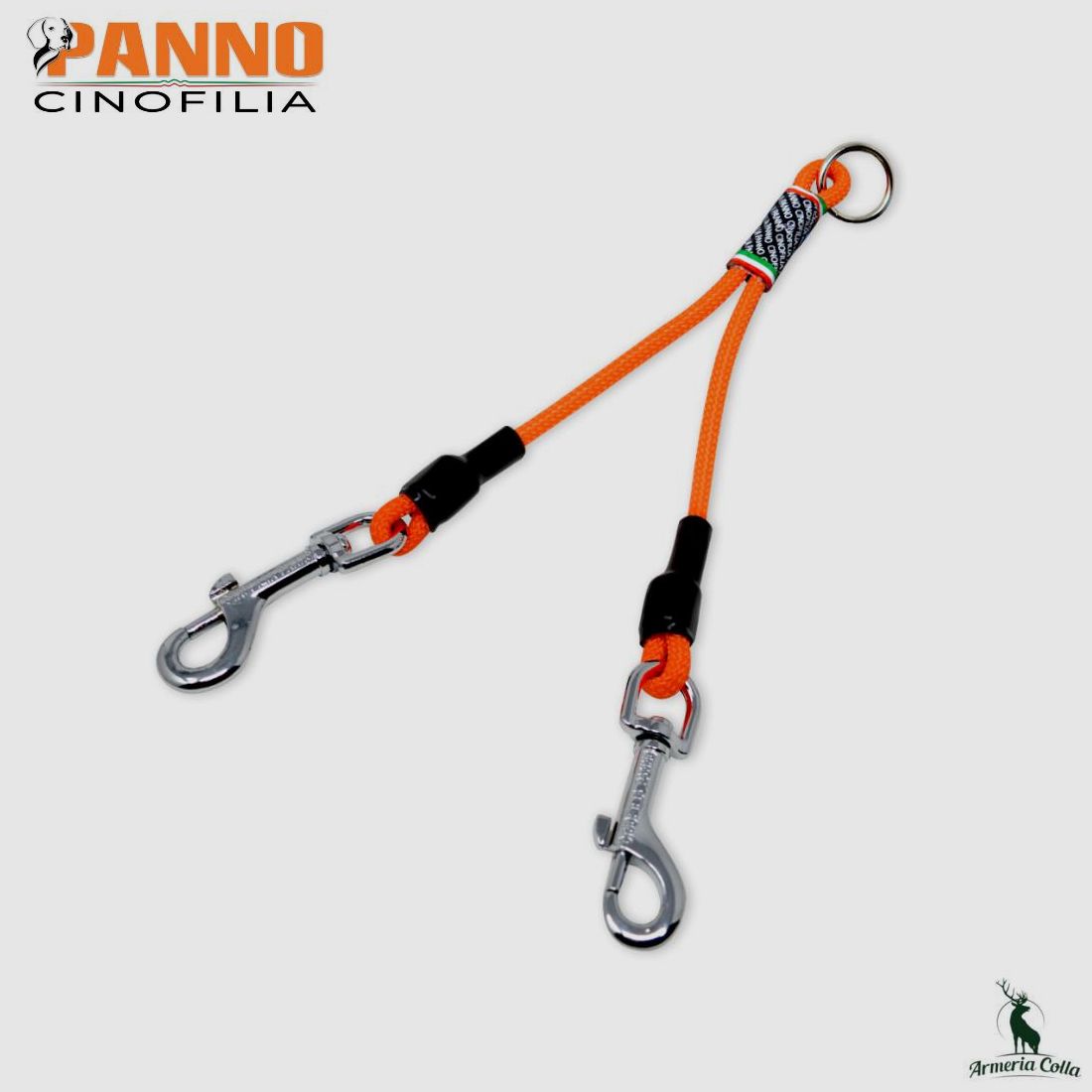 Hundeausbildung Doppeltes Tuch aus Kordel in Orange