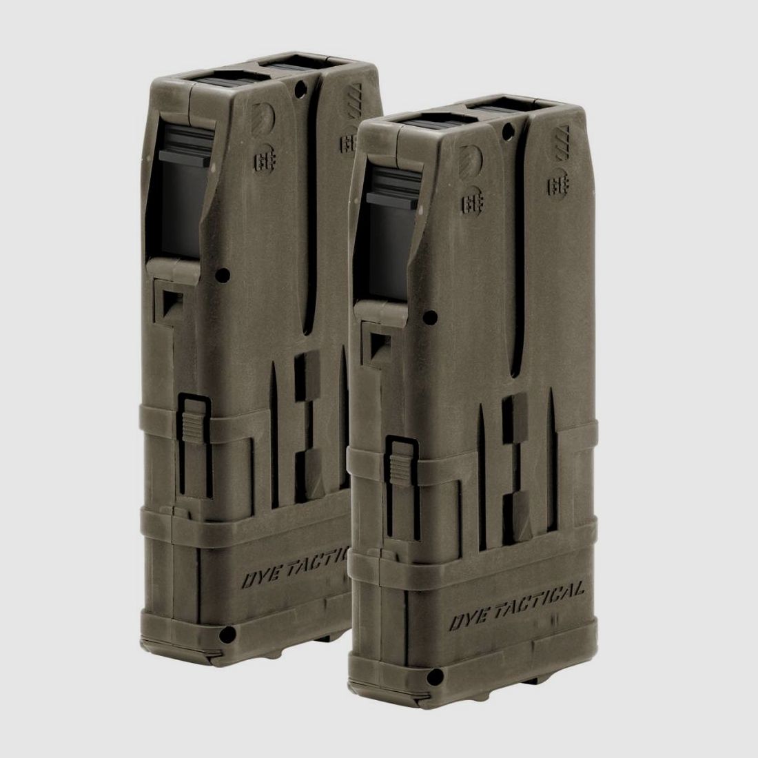 Magazine 10 Schuss Dye Tactical DARK EARTH (Packung mit 2)