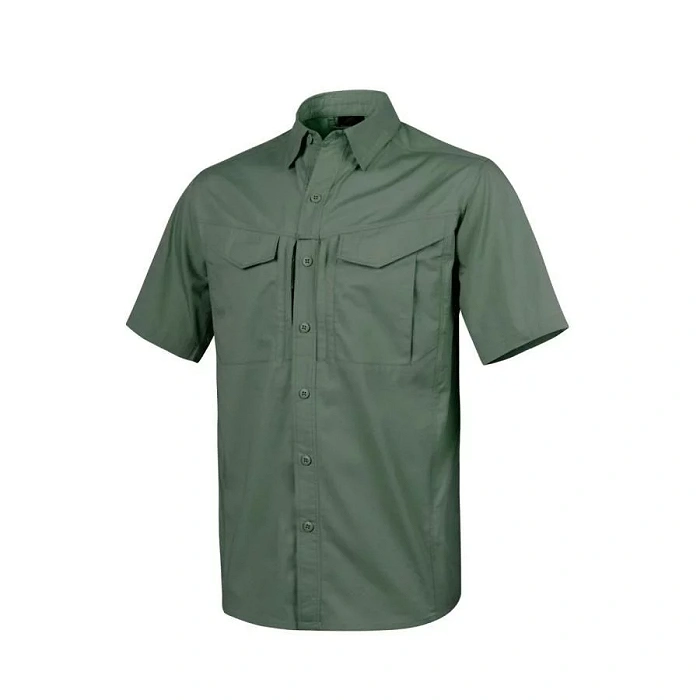 Helikon DEFENDER Mk2 short-sleeve shirt PolyCotton Ripstop Olive Green (KO-DS2-PR-02)