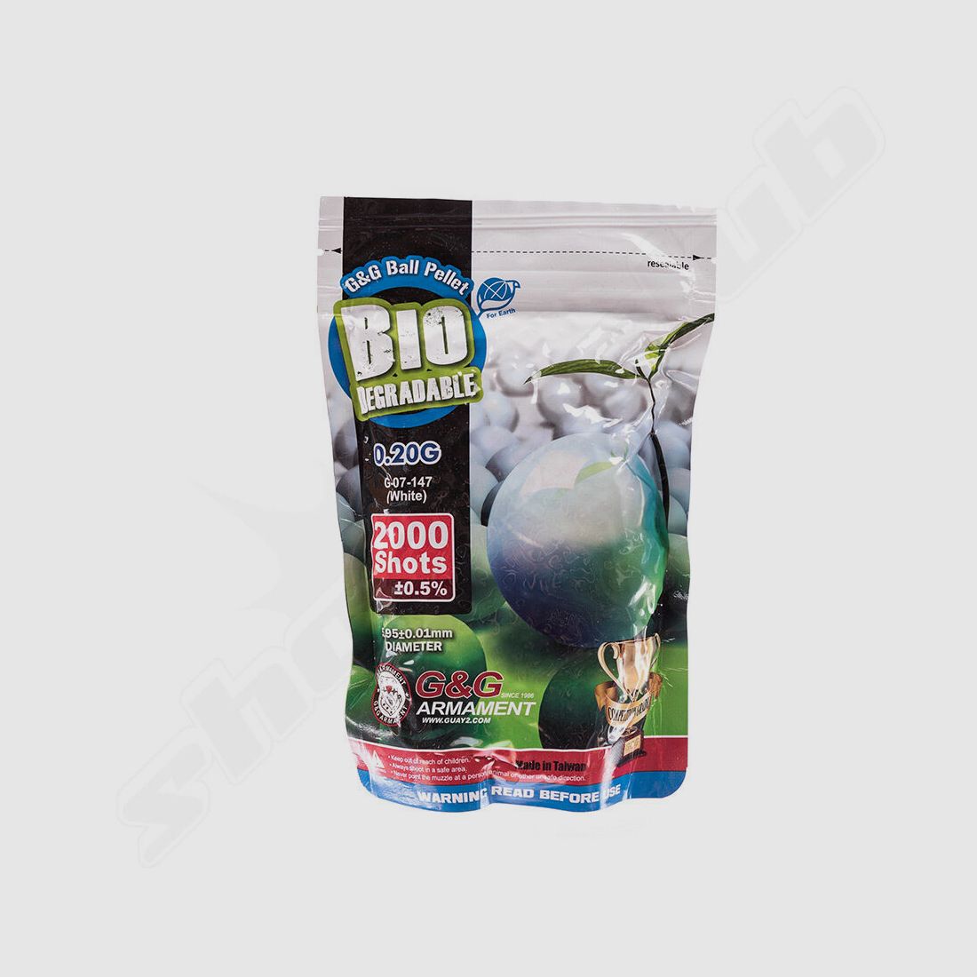 G&G Armament G&G Bio BBs 0.20g Precision 2000 Shots 6mm