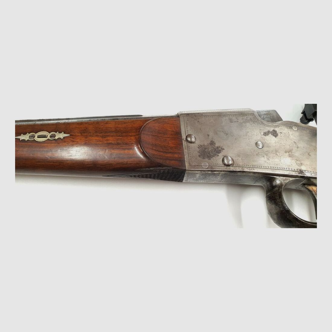 Armero desconocido Mannheim rifle de tiro raro de cerrojo