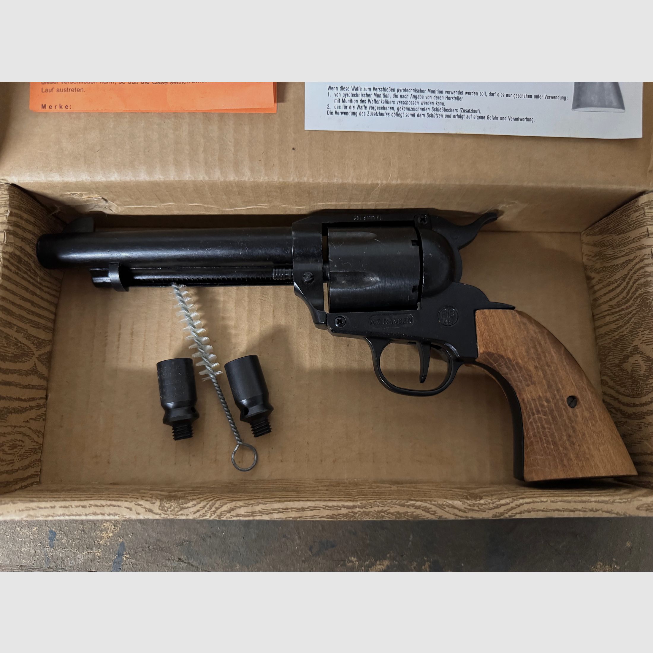 Sammlerstück!!! ME Ranger / SAA Nachbau * 9 mm  * PTB 419 mit Zubehör SSW Schreckschuss