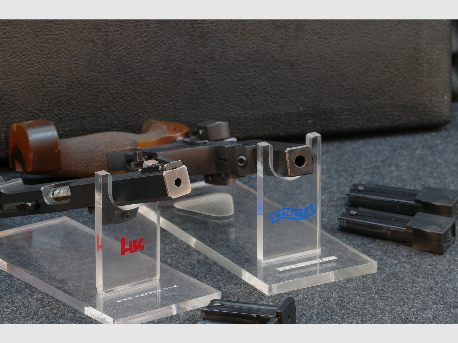 Walther GSP – ( .32 S&W Long / calibre intercambiable .22 LR ), set completo, maletín, sistema intercambiable - servicio realizado