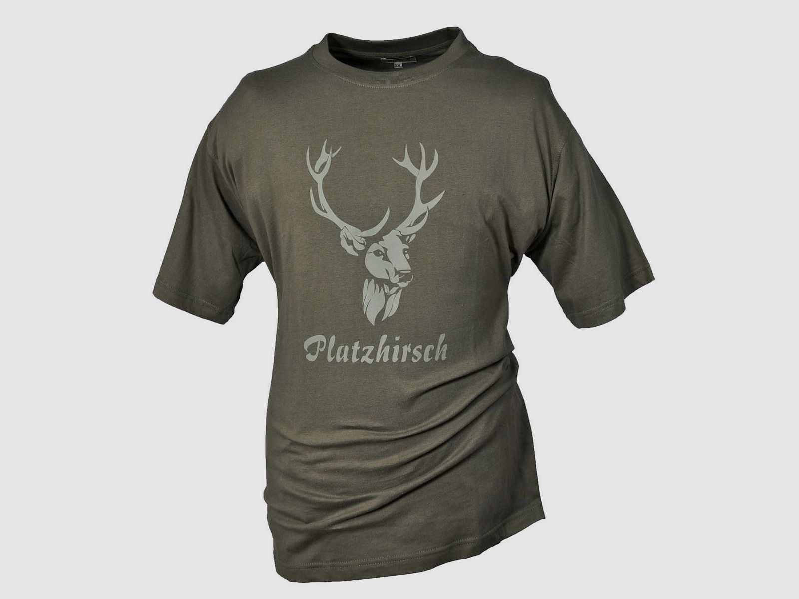 Hubertus T-Shirt Platzhirsch oliv