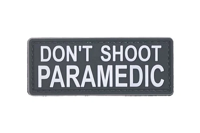 3D Patch – DON'T SHOOT PARAMEDIC, image 1 of 2