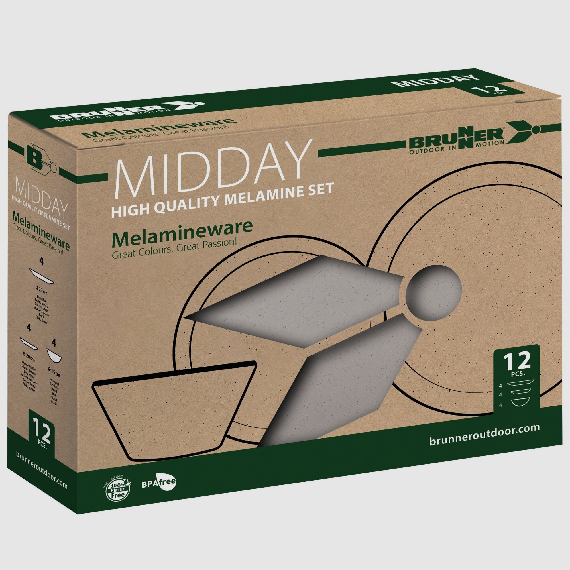 Set da pranzo Midday Iconic Compack, 12 pezzi, immagine 2 di 2