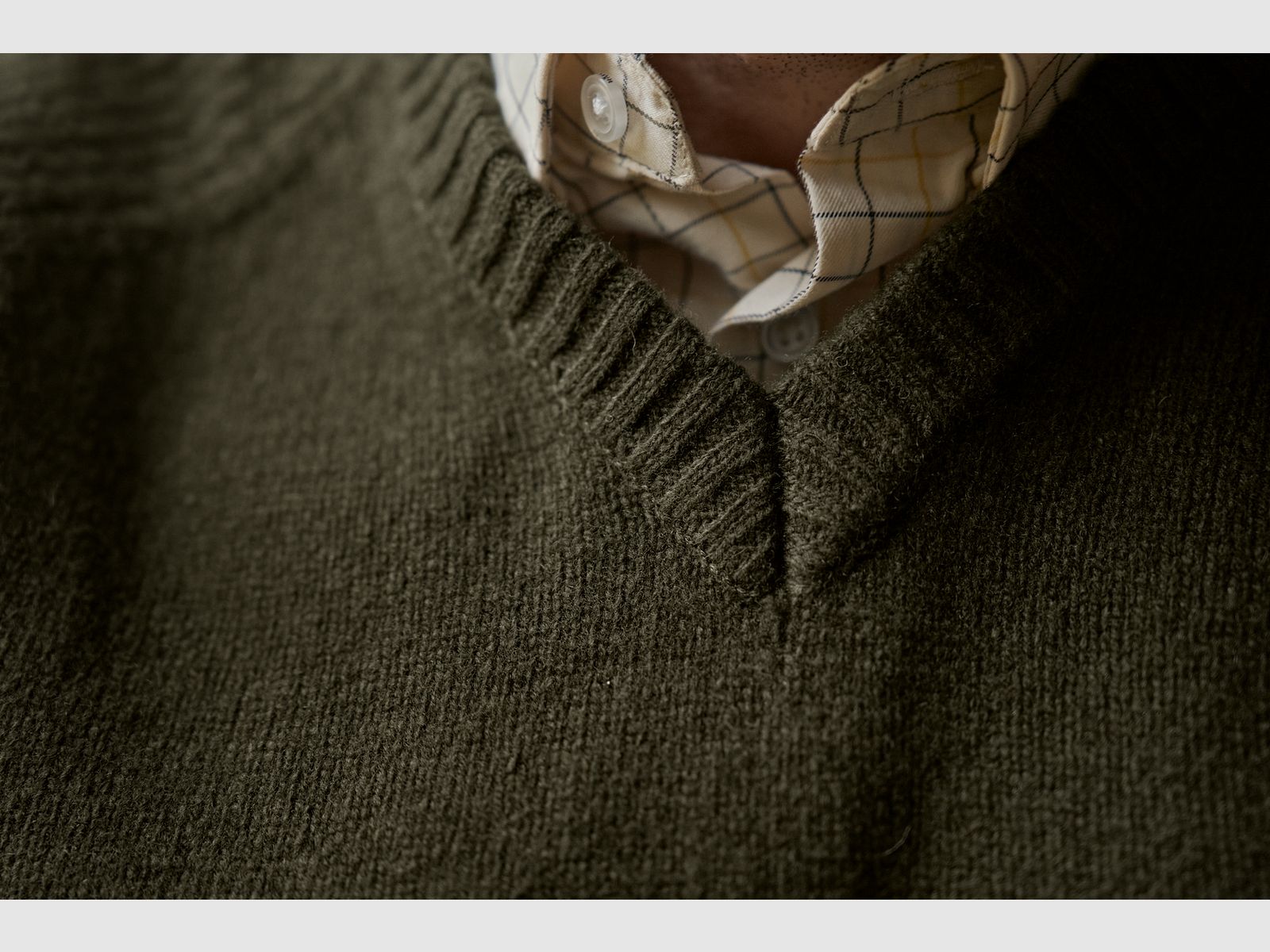 Härkila Vincent Merino maglione con scollo a V Rosin, immagine 6 di 6