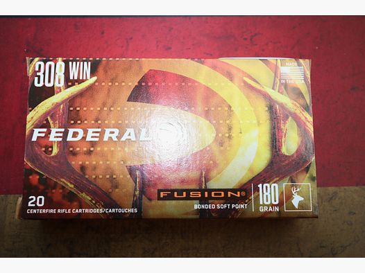 FEDERAL .308 Win. Fusion 11,7g/180grs.