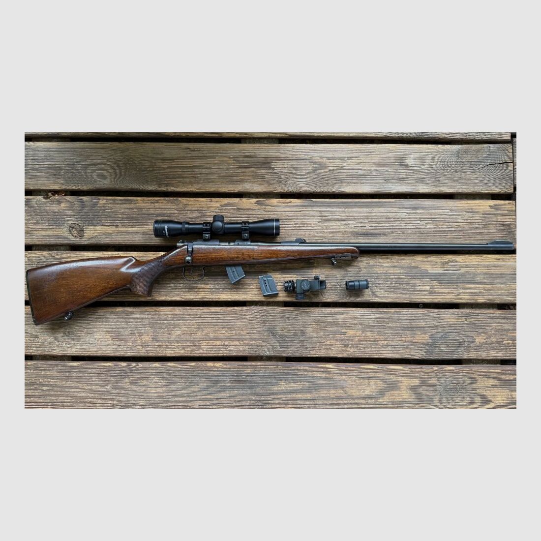 ZBROJOVKA BRNO TS ZKM 452 Lusso con diottra e ZF 5 e 10 Mag .22lr