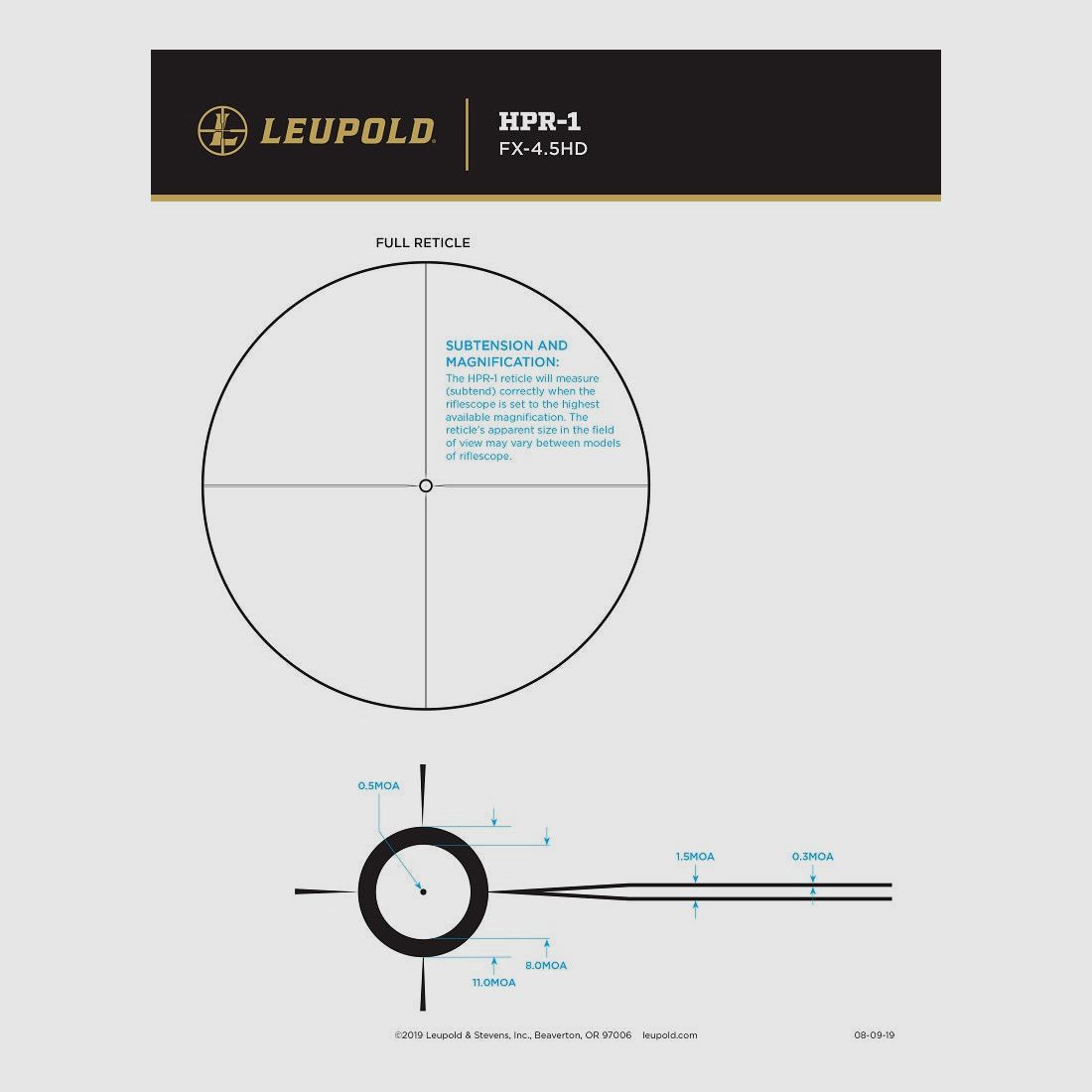Luneta Leupold Mark 4HD 1-4.5x24 M1C3 SFP HPR-1, zdjęcie 5 z 5