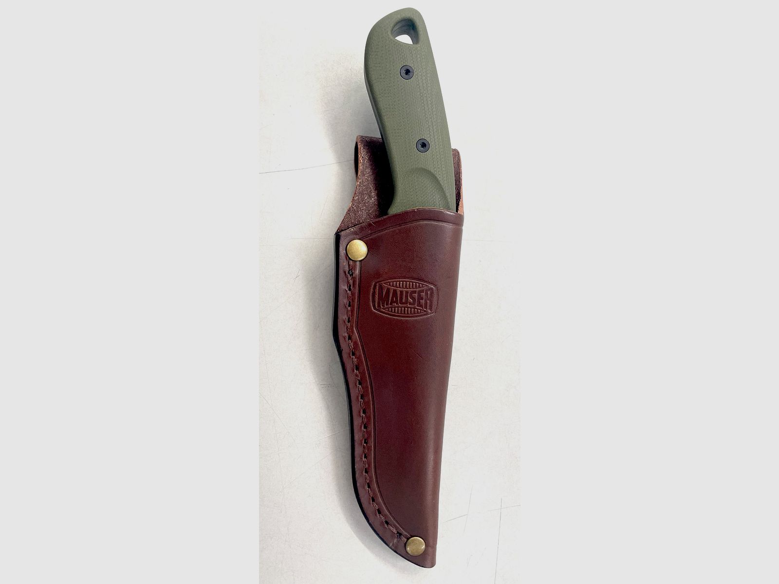Mauser 80414837 Messer Original klein D2-Stahl Klingenlänge 9 cm braun2