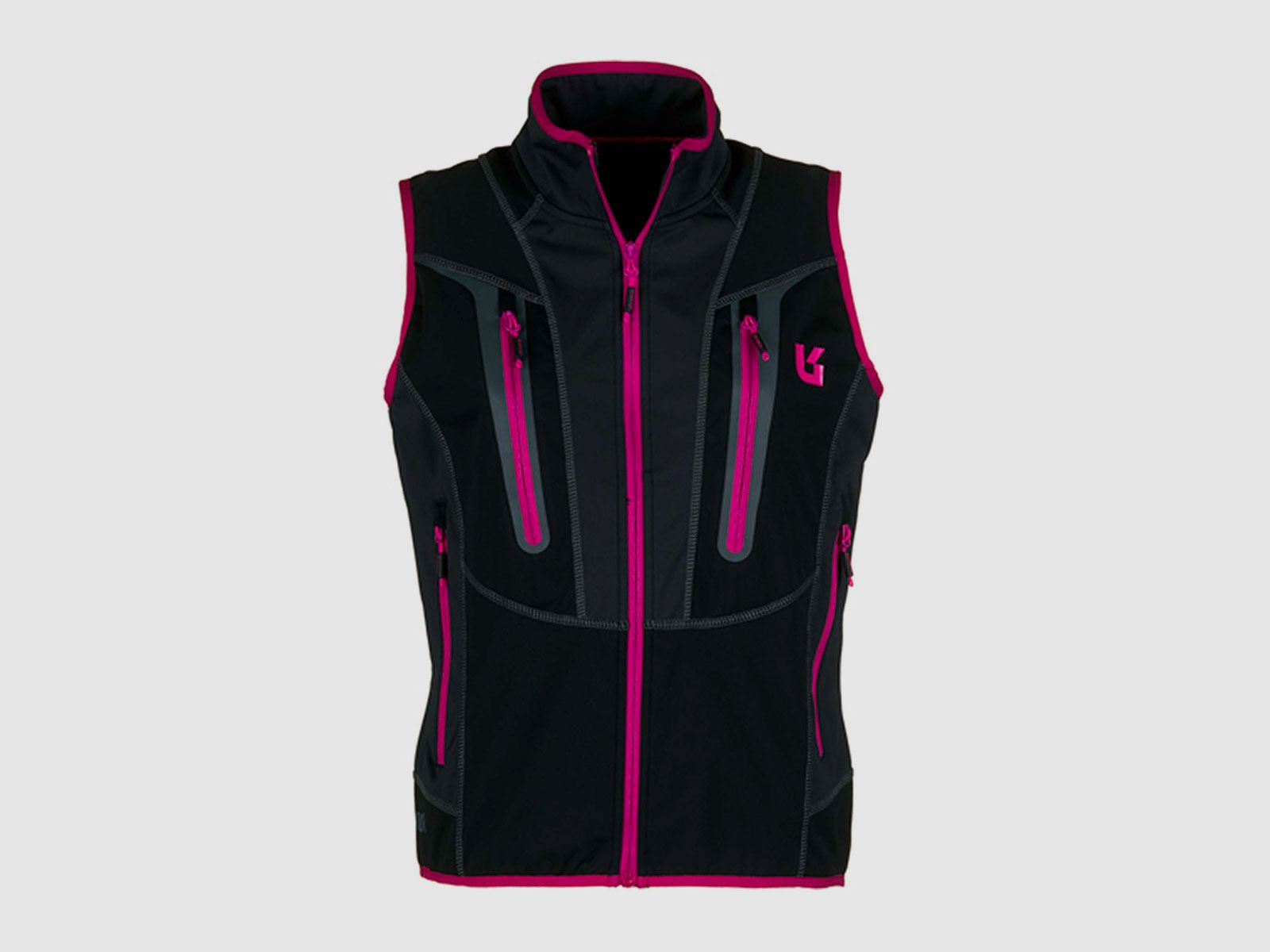 WESTE – DAMEN – UNIVERS – OUTDOOR ADAMELLO U-TEX Grau/Schwarz/Pink, Bild 1 von 4