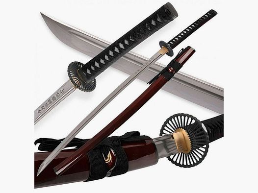 Practical Chokuto Katana with engraving