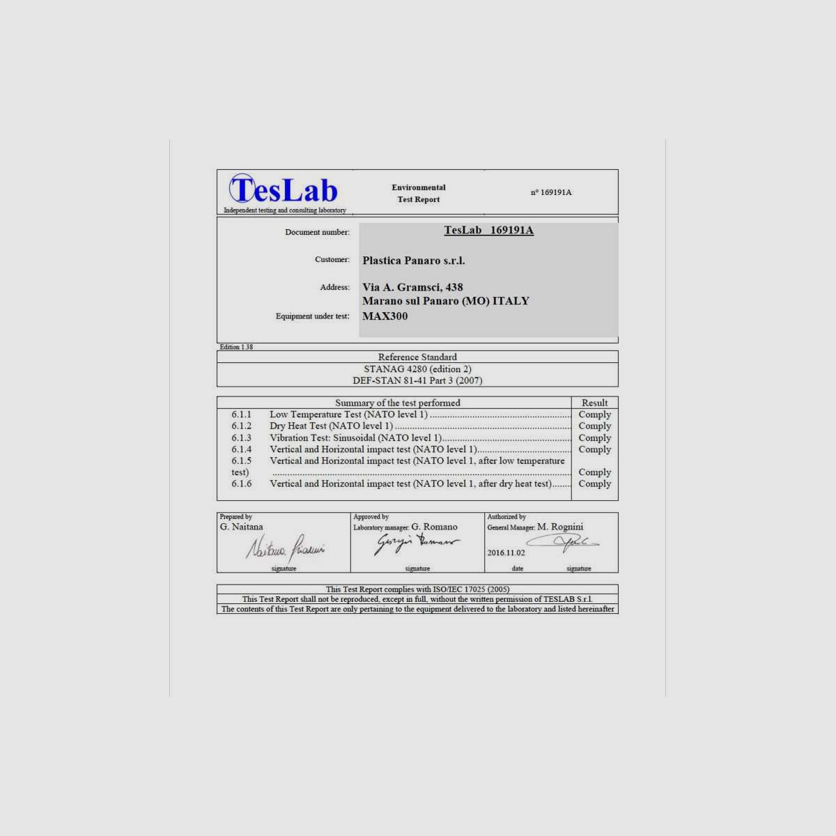 Custodia per Armi Waterproof Max 300S 300 x 225 x h 132 mm - Plastica Panaro - Max 300S, immagine 6 di 7