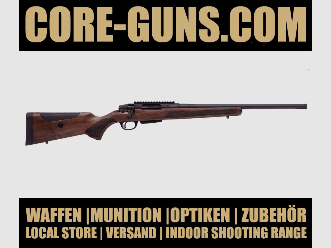 Brenner BR20 Holz, verstellbare Backe, 51cm Lauflänge, 308Win inkl. Koffer und Zusatzmagazin - Ready to Hunt - UVP: 950€