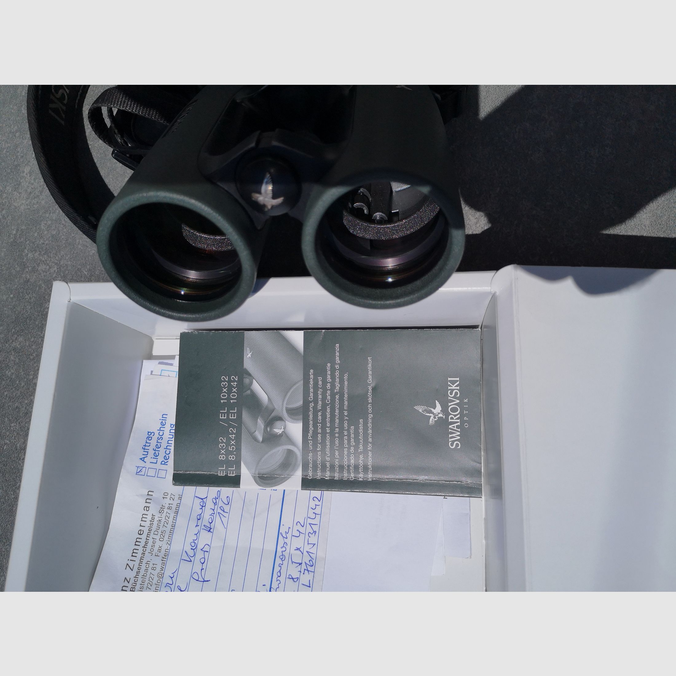 Fernglas, Swarovski Optik, SWAROBRIGHT EL 8,5 x 42 WB gebraucht