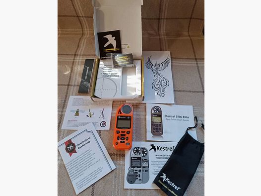Kestrel 5700 ELITE Weather Meter z Applied Ballistics i Link