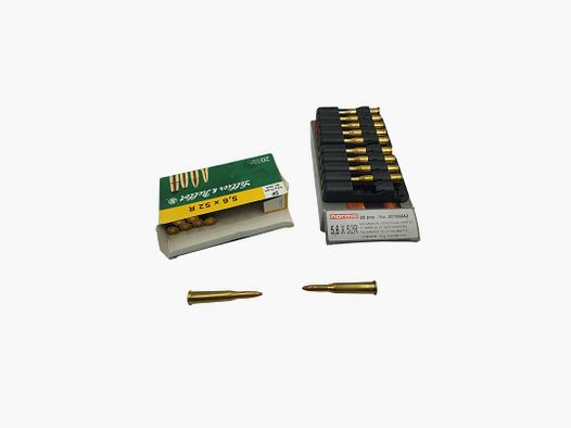 DESTO AMMO - LOTTO DI 17 PATRONE NORMA-SELLIER BELLOT 5.6x52R PROIETTILE SP