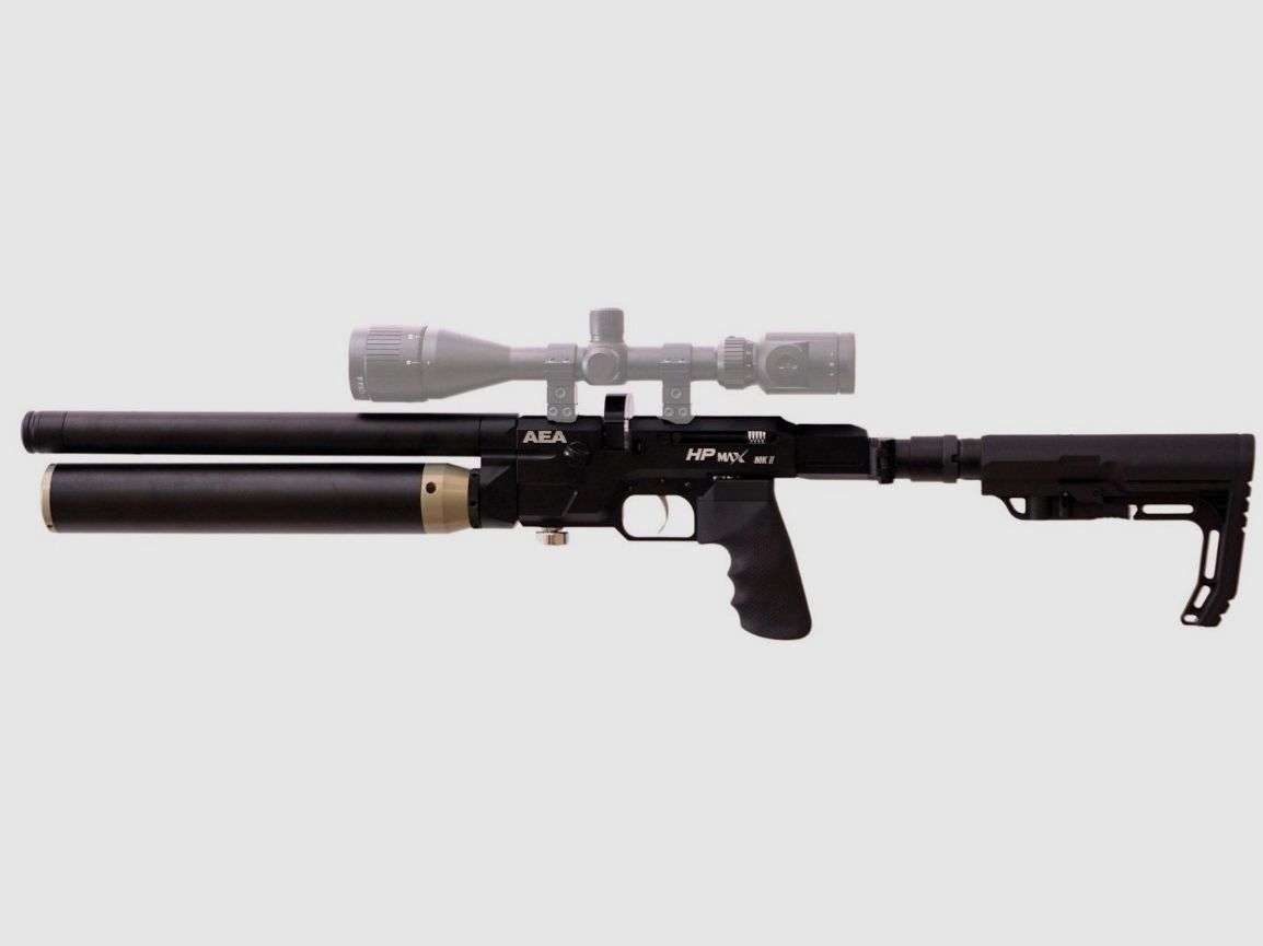PCP Luftdruckgewehr HP MAX II mit viel Zubehör