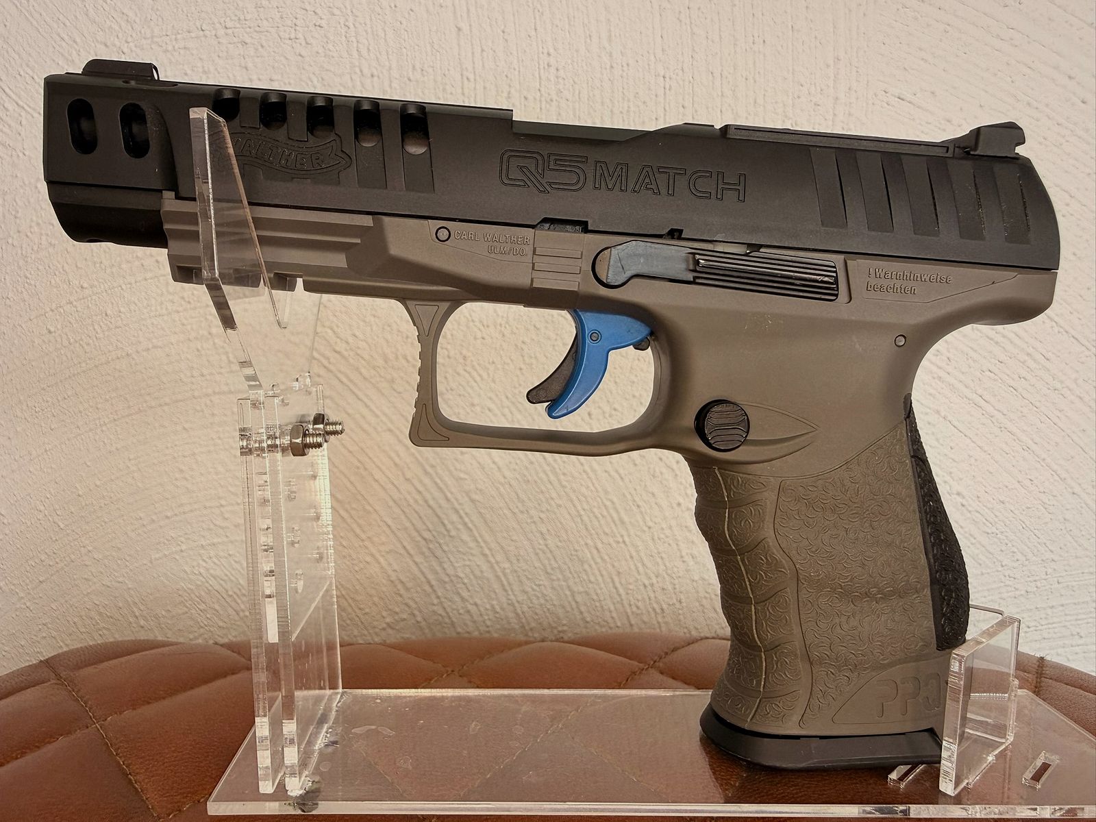 Walther CO2-pistola Walther Q5 Match 5" Combo Set