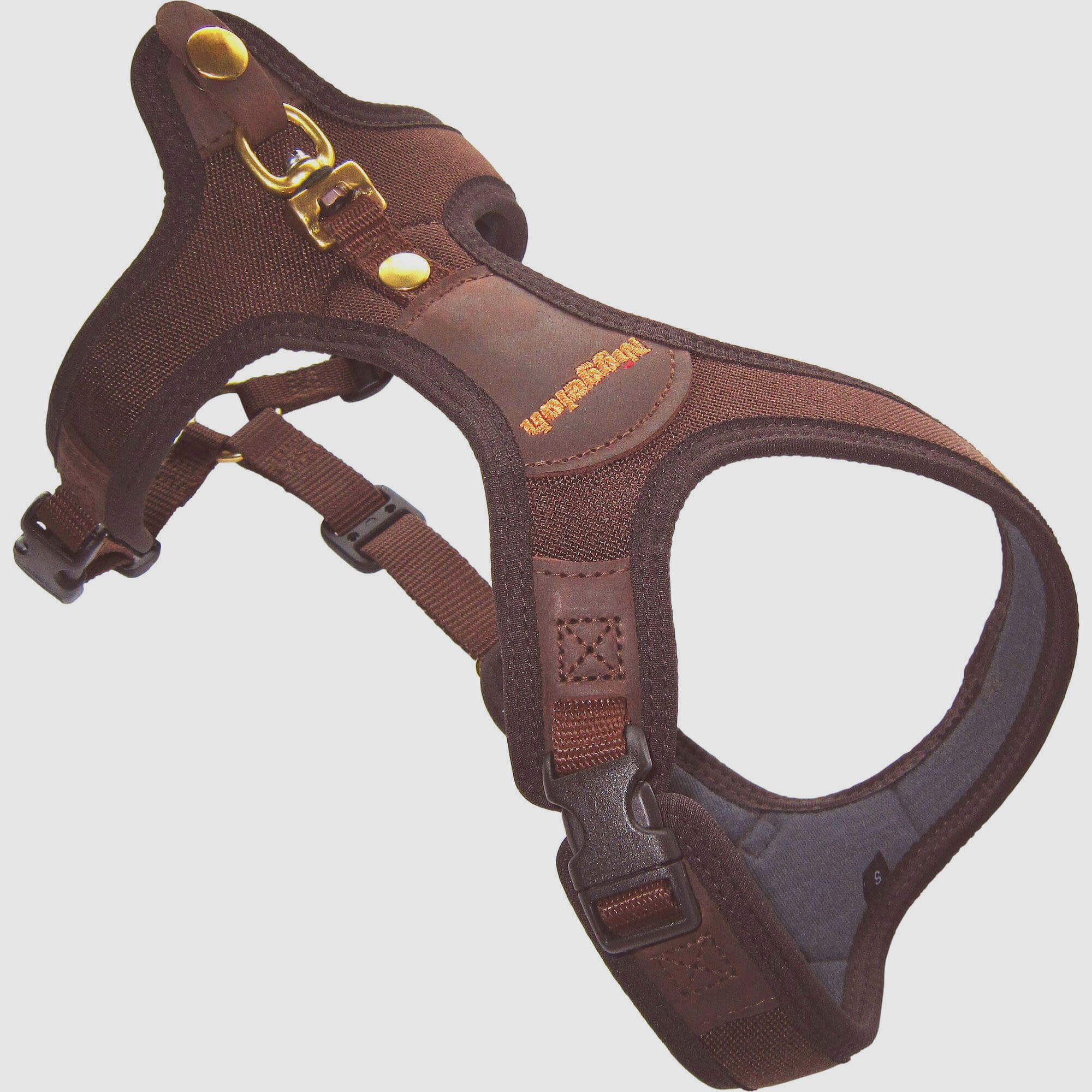 Niggeloh pettorina da traccia per cani Follow Light, marrone, XXS (circa 30 cm di circonferenza del collo), immagine 1 di 2