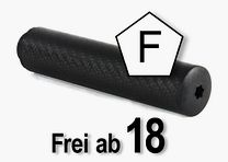 A-TEC Luftgewehrschalldämpfer WAVE mit 1/2"-20 UNF Gewinde (Kal .22)