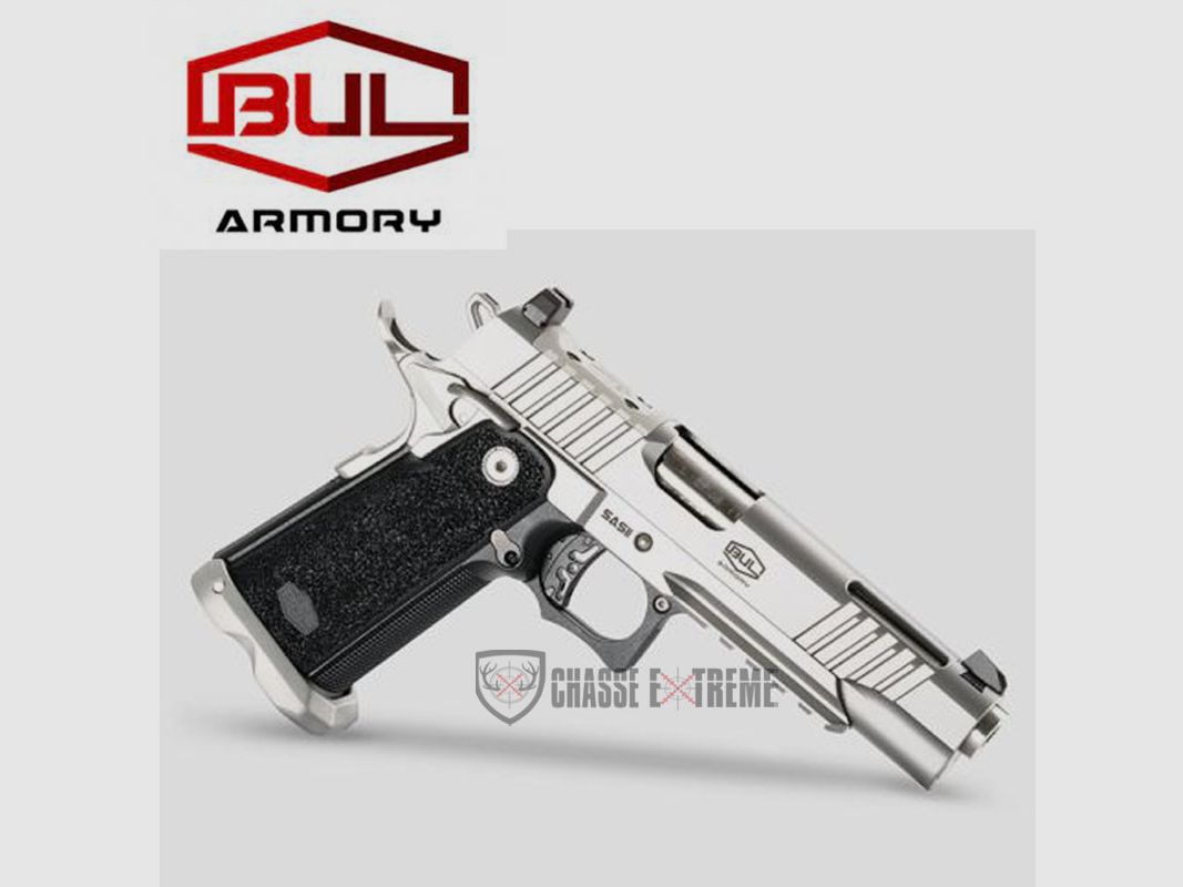 Pistole BUL SAS II TAC 5" Silber Kal. 9mm, Bild 2 von 4