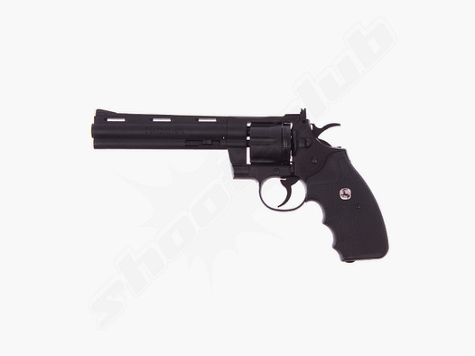 Colt Python 6 Zoll CO2 Revolver 4,5mm Stahl BB & Diabolo