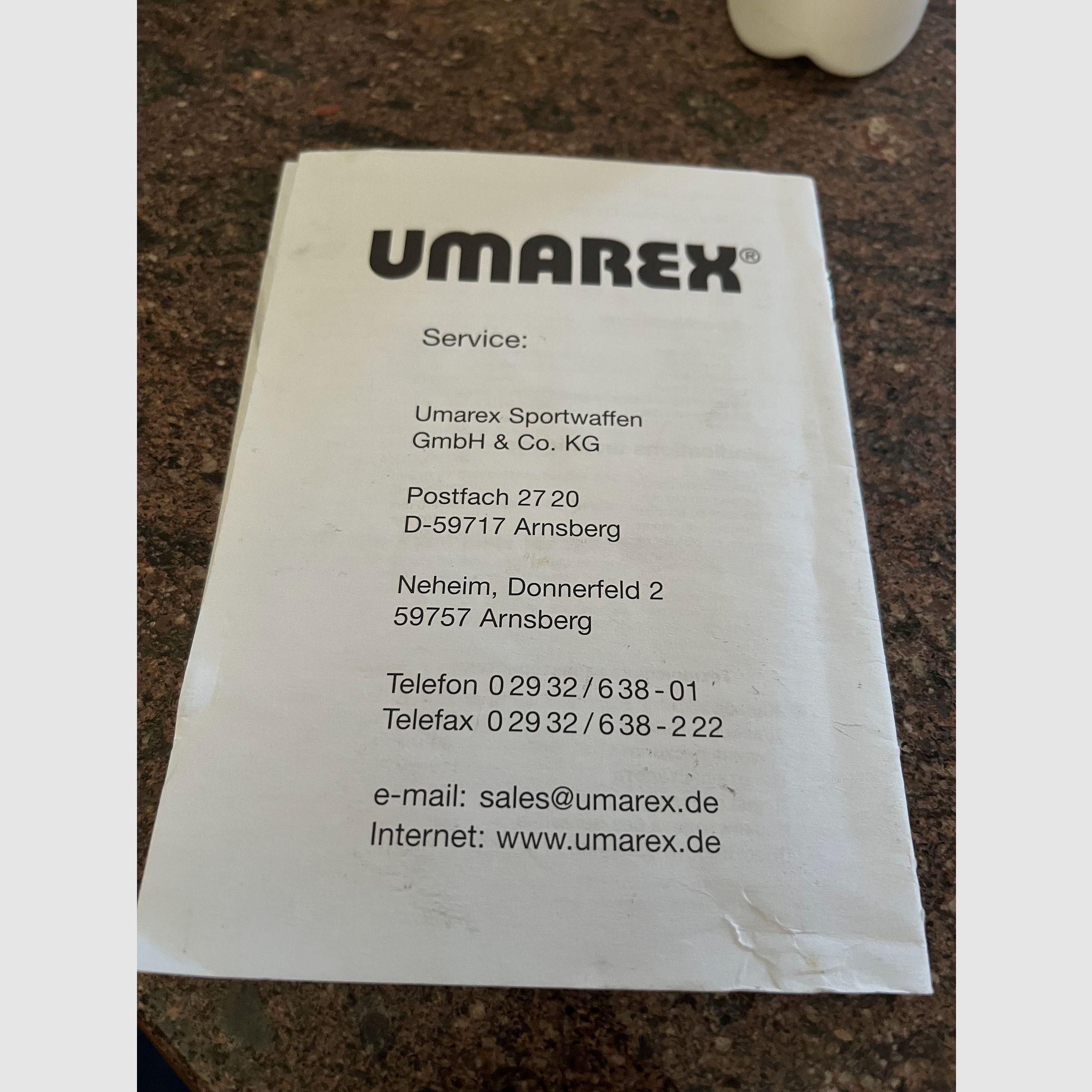 Schreckschusspistool Umarex Walther PP Reck Pobeda 9 mm