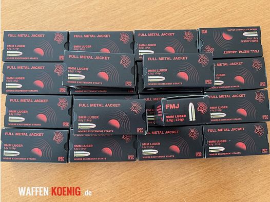 Geco 1000 CARTRIDGES GECO CAL. 9X19 MM