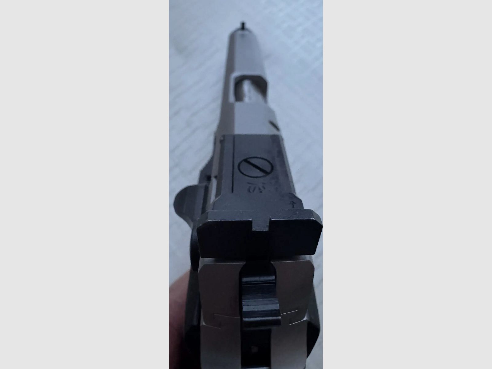 Smith & Wesson Target Champion pistol, caliber 9 mm Luger