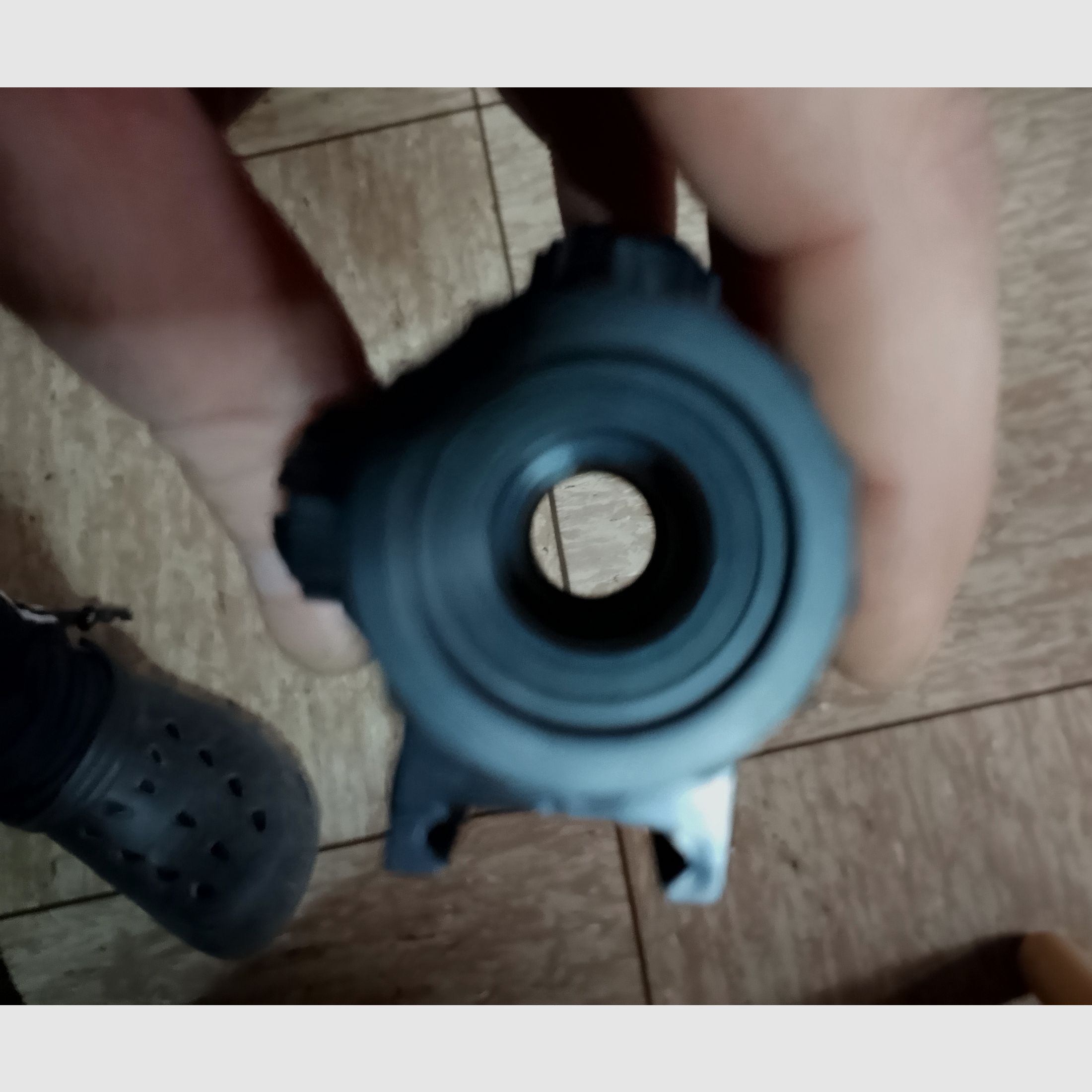 2 pcs. foldable sight magnifier dummy optics sight magnifier as good as new Airsoft Softair rifle Paintball